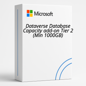 Dataverse Database Capacity add-on Tier 2 (Min 1000GB)